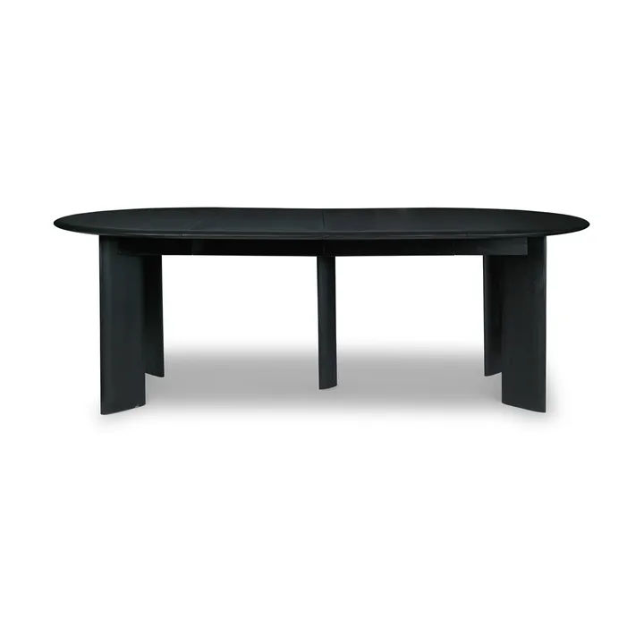 Bevel Extendable eettafel - Zwartgeoliede beuk, incl. 2 verlengblad - Ferm Living