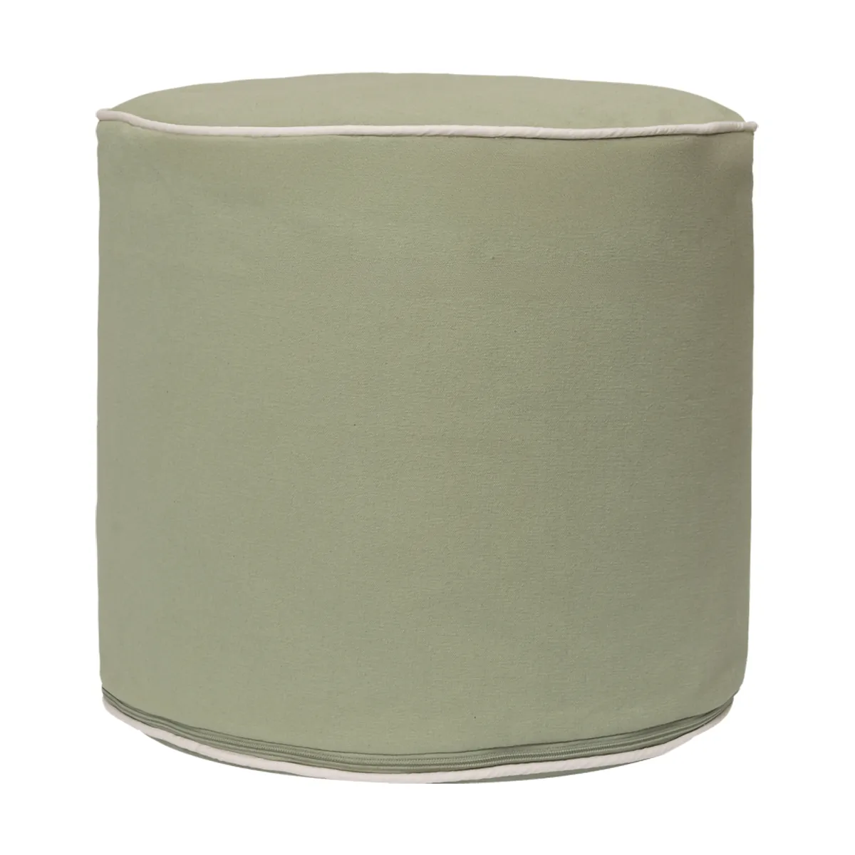 Billow zitpoef, Tea green, Ø40x34 cm Ferm Living