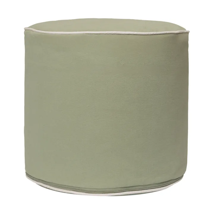 Billow zitpoef - Tea green, Ø40x34 cm - Ferm Living