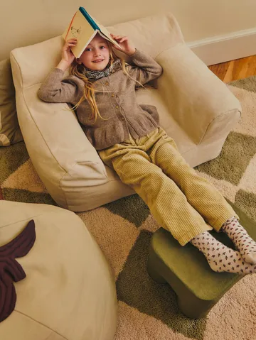 Billow zitzakfauteuil - Crèmekleurig - Ferm Living