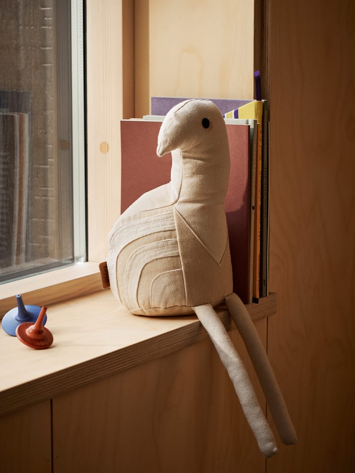 Birdy Teddy knuffeldier, Naturel-Off-white Ferm Living