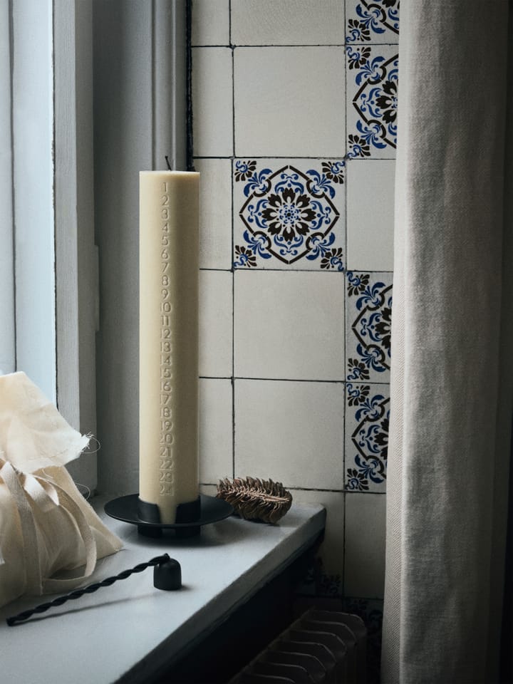 Block blokkaarsenhouder, Black brass Ferm Living