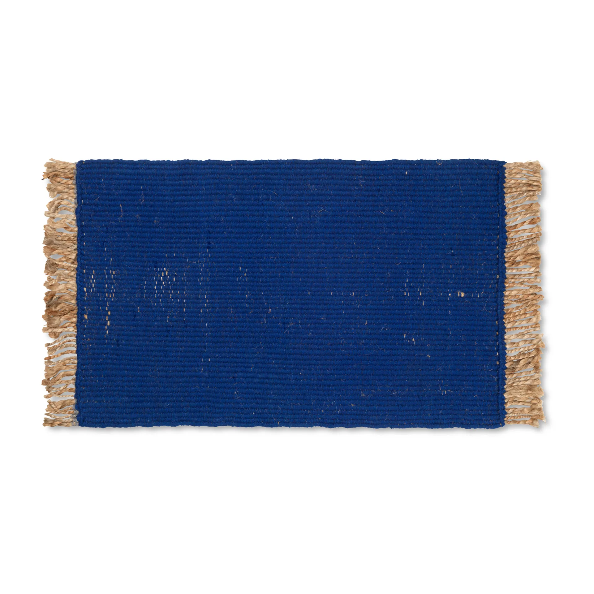 Block deurmat 80x50 cm, Blauw Ferm Living