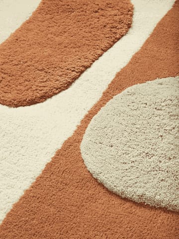 Bloco getuft vloerkleed - Blush-off white, 80x120 cm - Ferm Living
