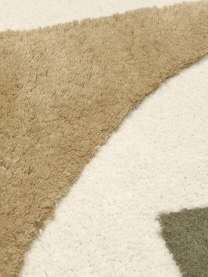 Bloco getuft vloerkleed, Green-off white, 120x180 cm Ferm Living