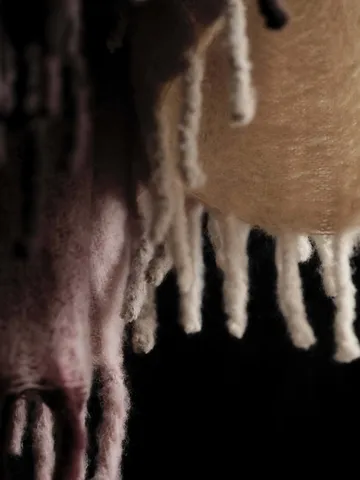 Blur mohair plaid - Butter-pale rose, 130x170 cm - Ferm Living