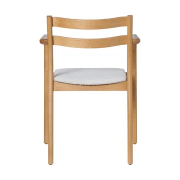 Boda armstoel - Klädd sits rugged bouclé, natural-off-white - Ferm Living