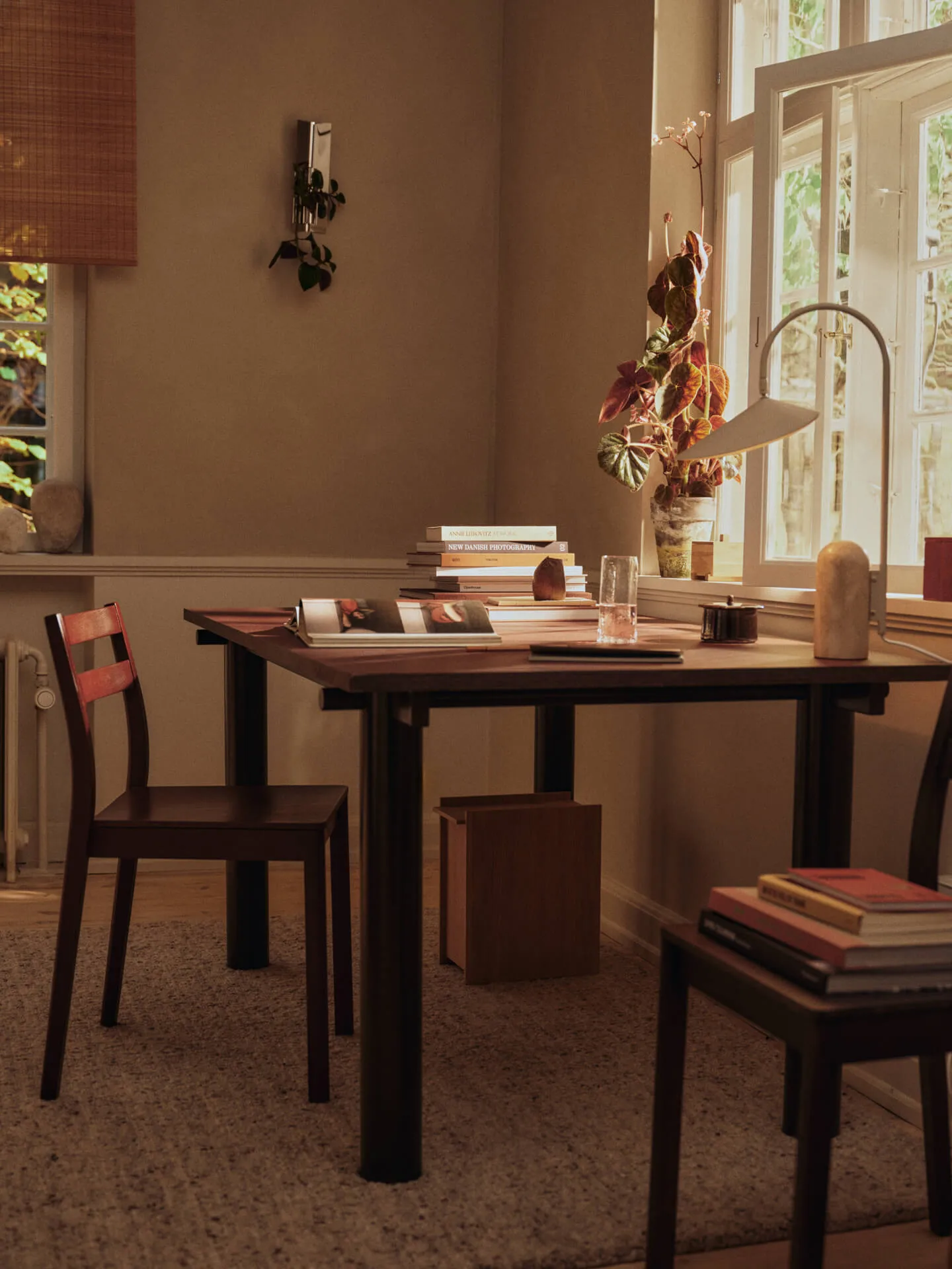 Boda stoel, Roodbruin Ferm Living