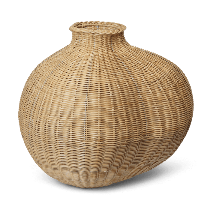 Bola gevlochten vloervaas - Natural - Ferm Living