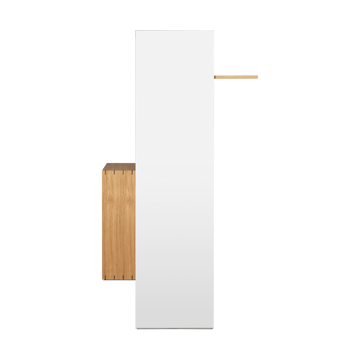 Bon hallway cabinet kapstok met spiegel - Oiled Oak - ferm LIVING
