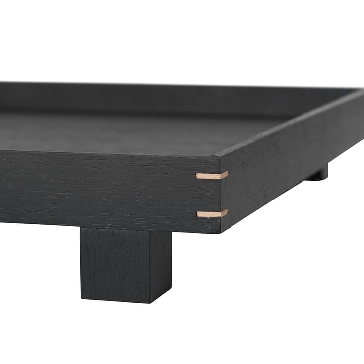 Bon houten dienblad large, Zwartgebeitst eikenhout Ferm Living