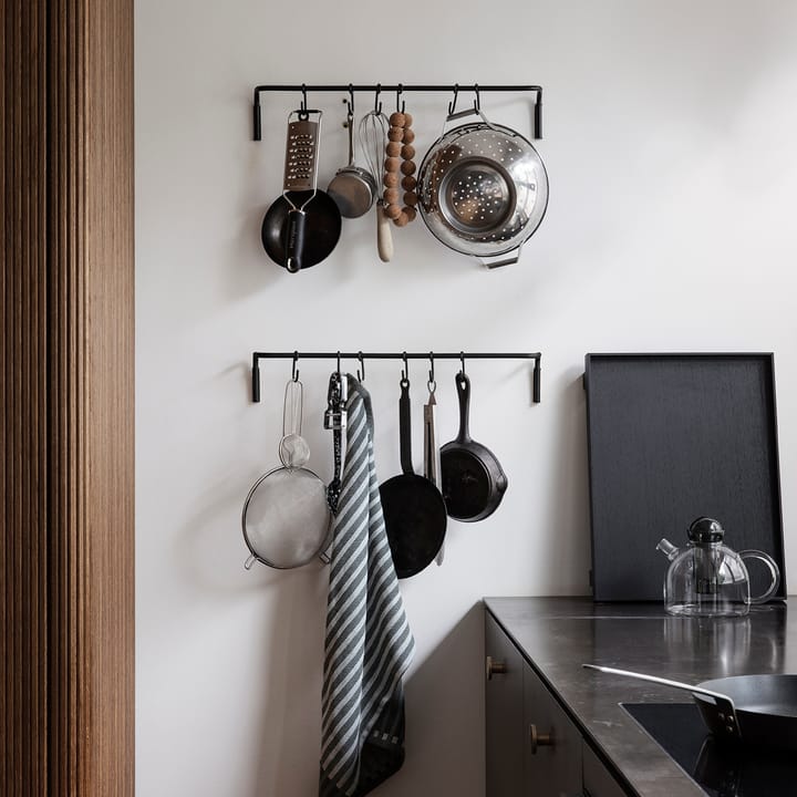 Bon houten dienblad large, Zwartgebeitst eikenhout Ferm Living