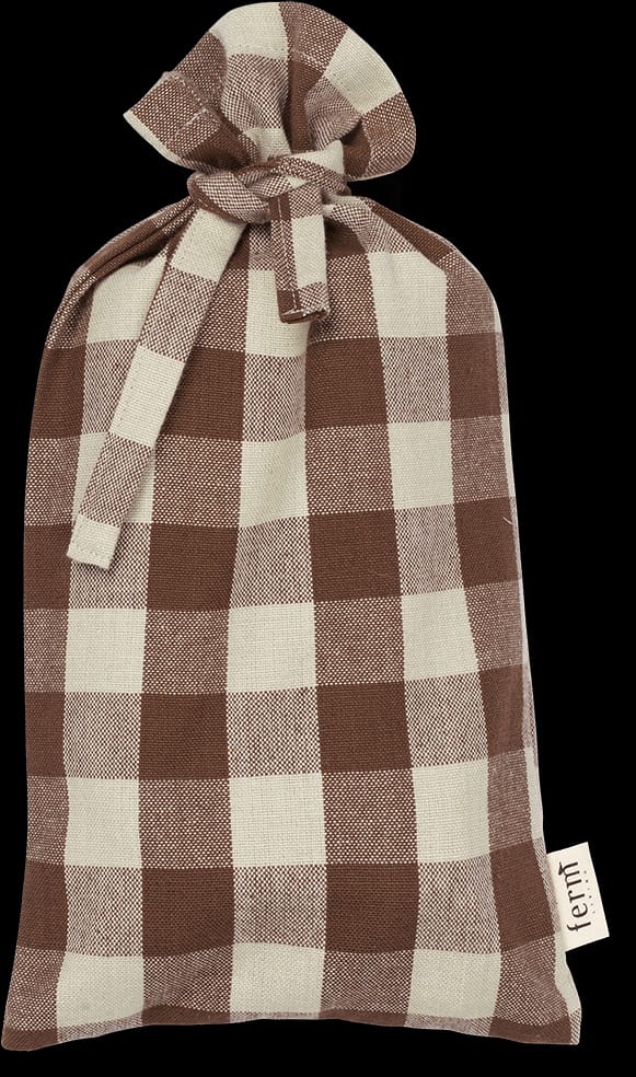 Bothy Check katoenen servet 40x40 cm 4-pack, Cinnamon-grey green Ferm Living