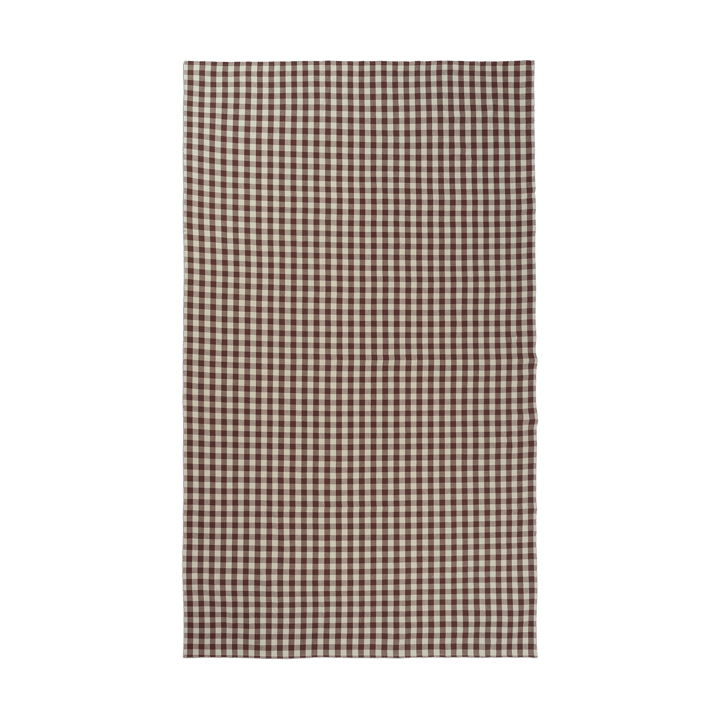 Bothy check tafelkleed 150x240 cm - Cinnamon-grey green - ferm LIVING