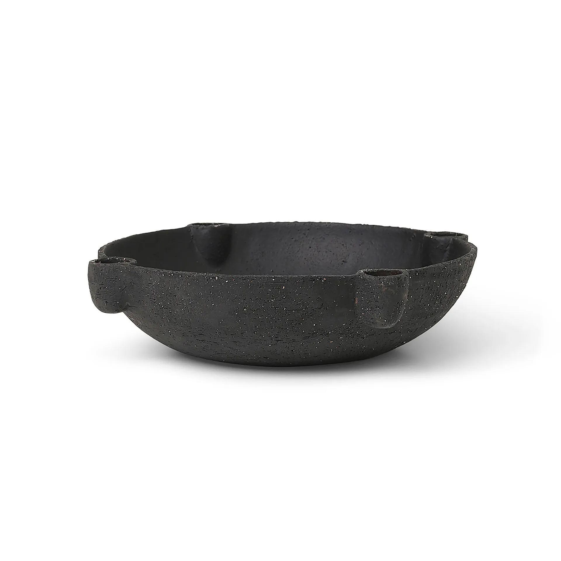 Bowl adventskandelaar keramiek large Ø27 cm, Donkergrijs Ferm Living