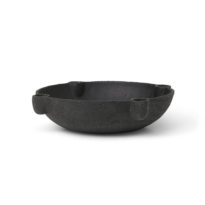 Bowl adventskandelaar keramiek large Ø27 cm - Donkergrijs - Ferm Living
