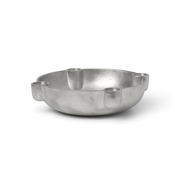 Bowl adventskandelaar medium Ø20 cm - Aluminium - Ferm Living