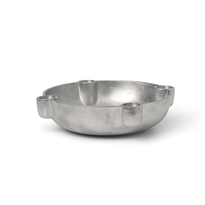 Bowl adventskandelaar medium Ø20 cm - Aluminium - Ferm LIVING