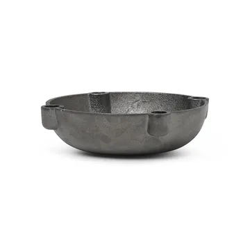 Bowl adventskandelaar messing - Black brass - Ferm Living