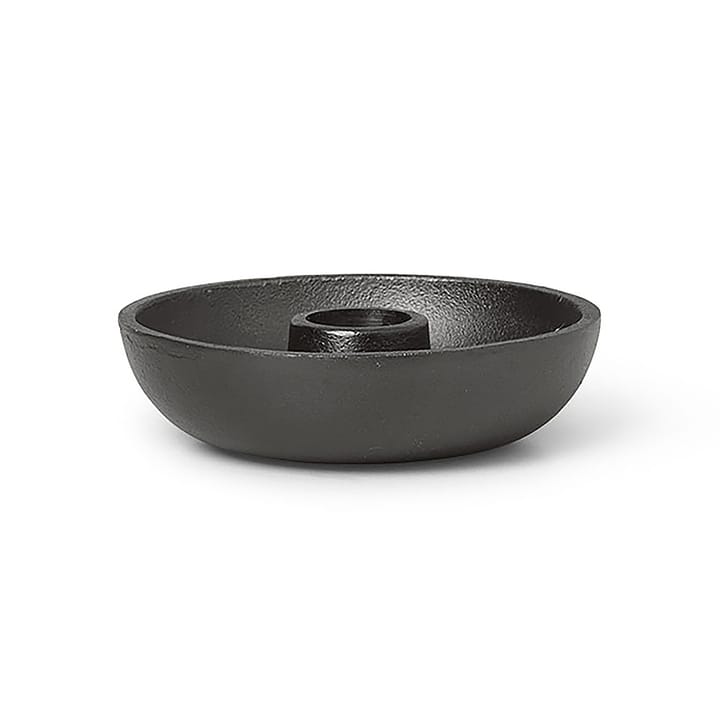Bowl kandelaar Ø10 cm - Blackened aluminium - Ferm LIVING