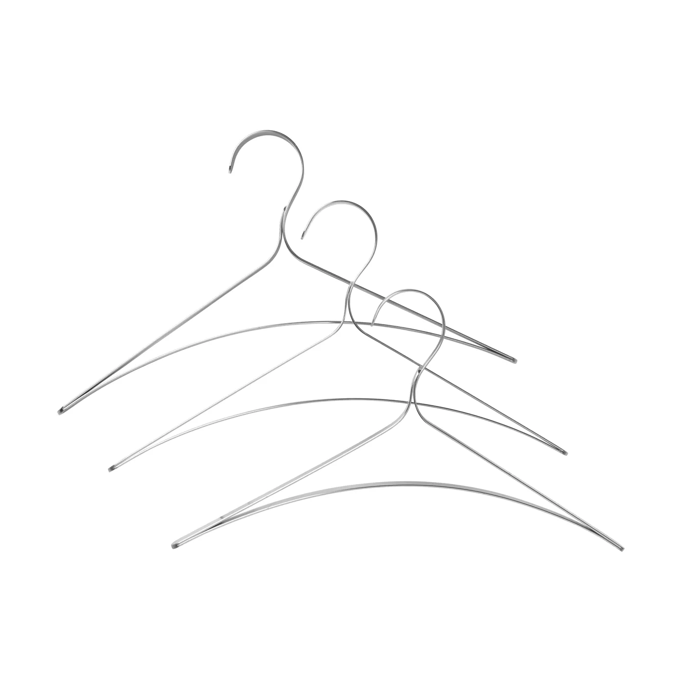 Bowline kledinghaak, 3-pack, stainless steel Ferm Living