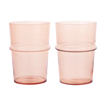 Boya drinkglas hoog 45 cl 2-pack - Blush - Ferm Living