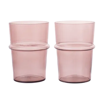 Boya drinkglas hoog 45 cl 2-pack - Mauve - Ferm Living