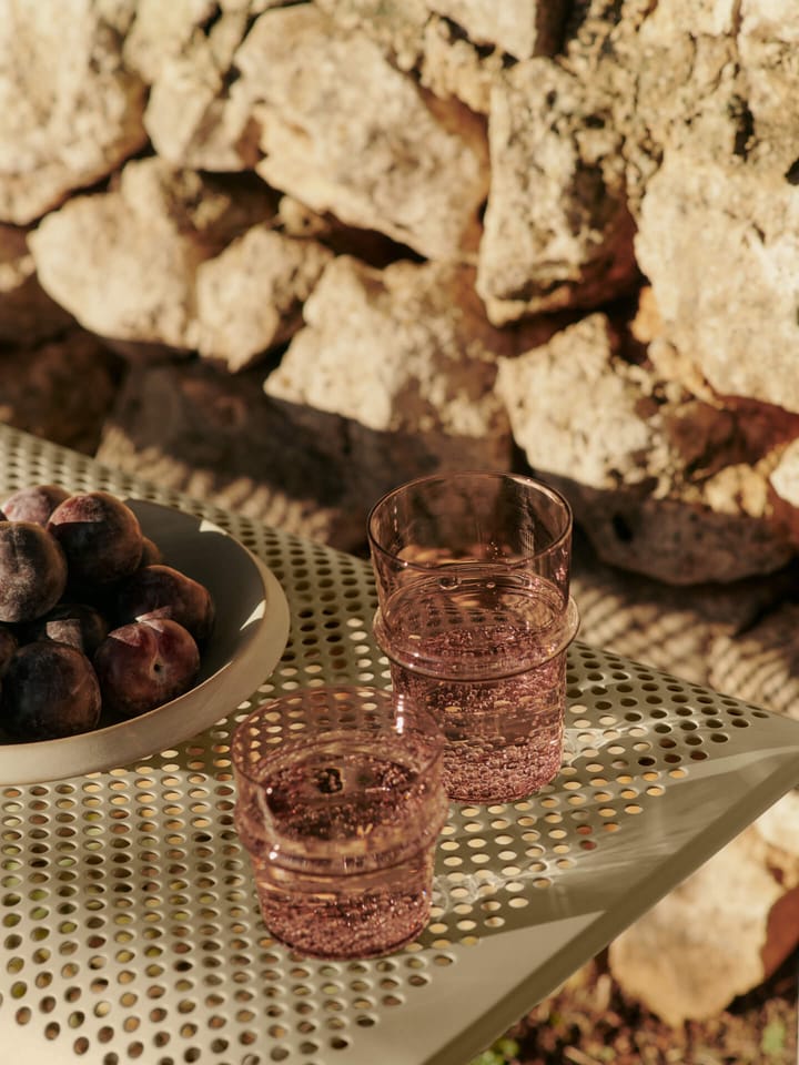 Boya drinkglas hoog 45 cl 2-pack, Mauve Ferm Living