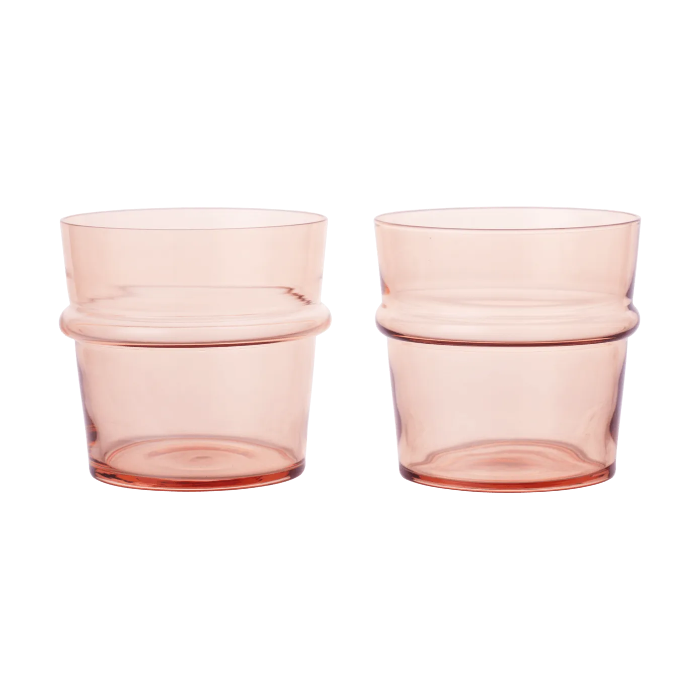 Boya drinkglas laag 30 cl 2-pack, Blush Ferm Living