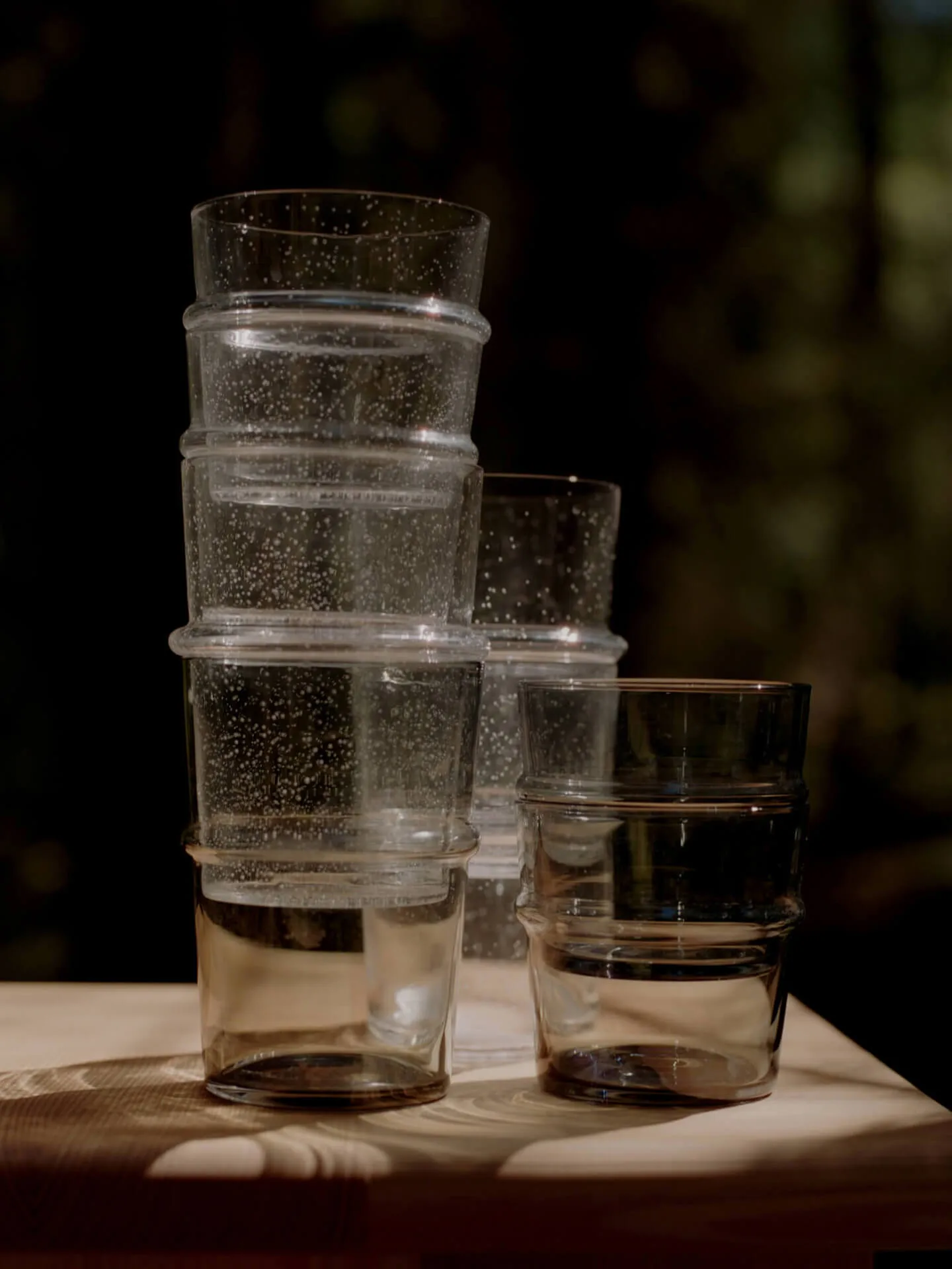 Boya drinkglas laag 30 cl 2-pack, Smoked Grey Ferm Living