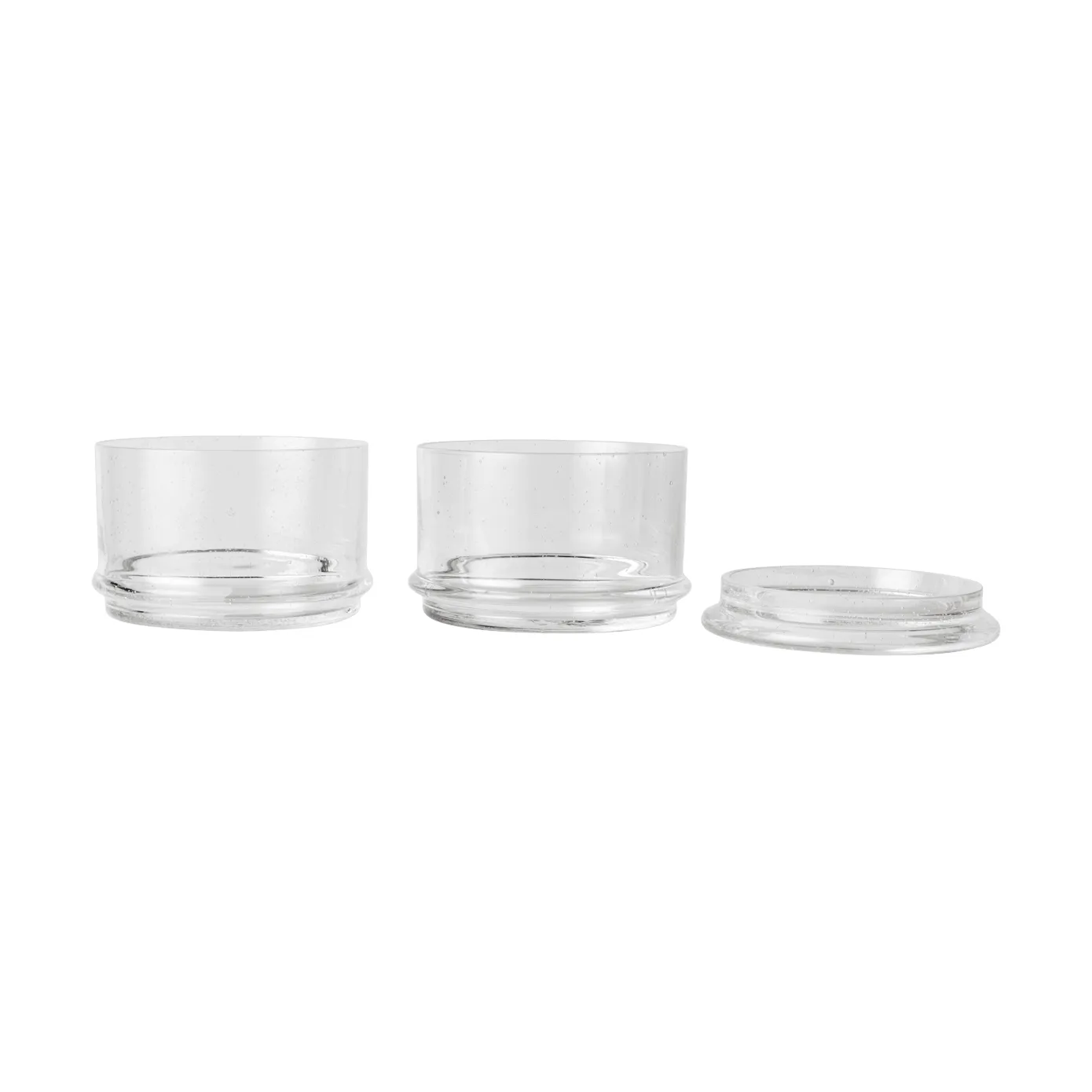 Boya stapelbare potten, 2 delar, Clear Ferm Living