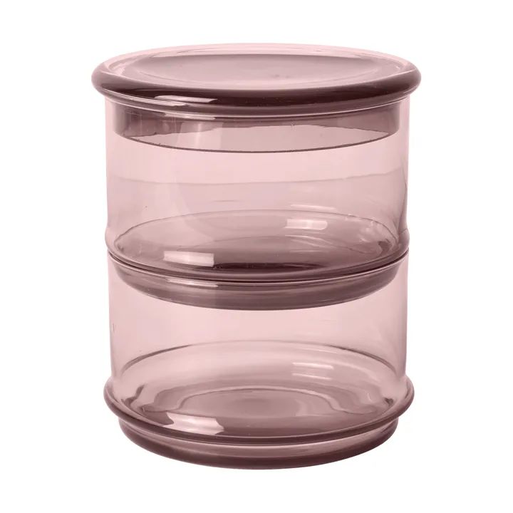Boya stapelbare potten - 2 delar, mauve - Ferm Living