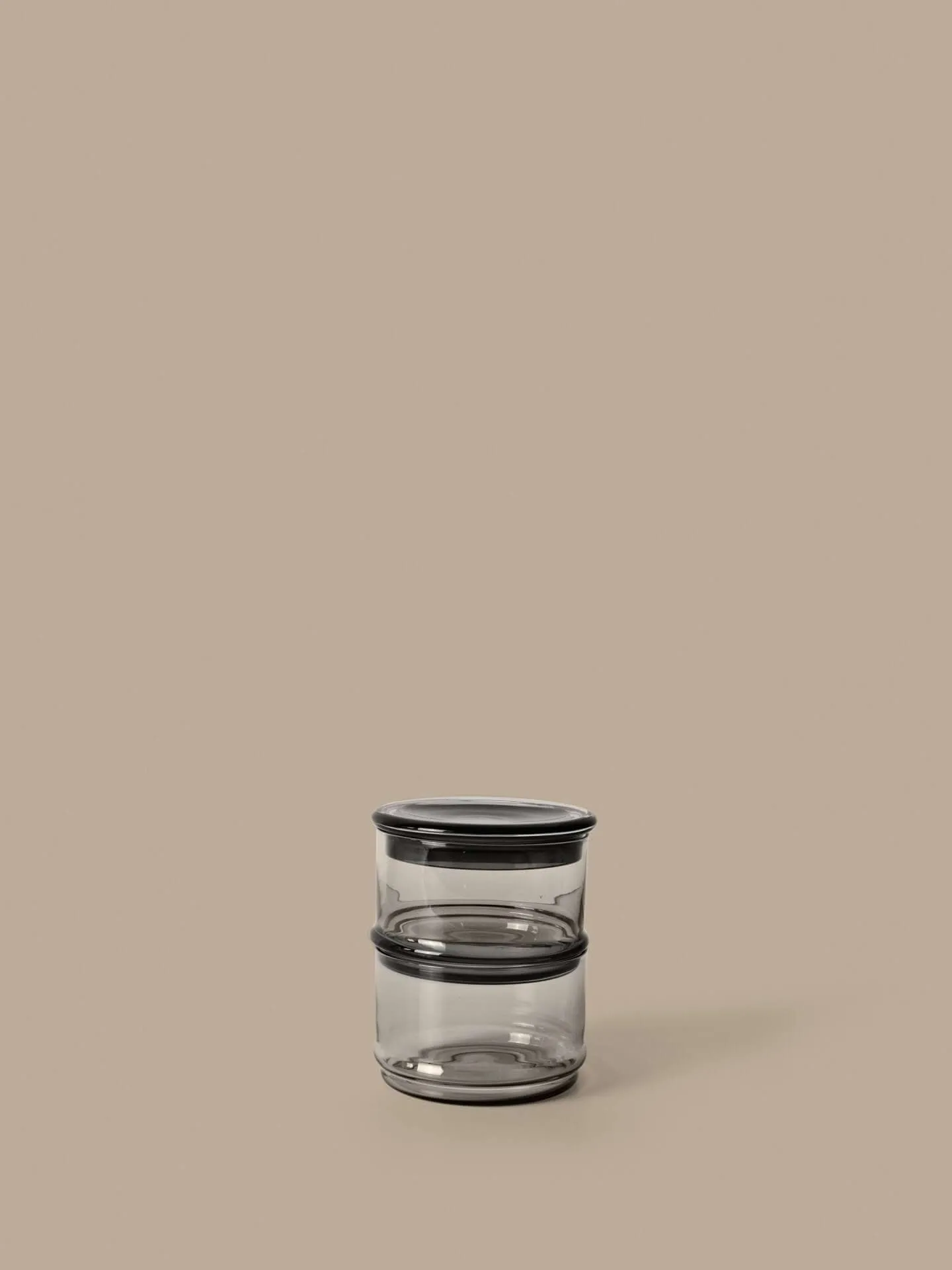 Boya stapelbare potten, 2 delar, smoked grey Ferm Living
