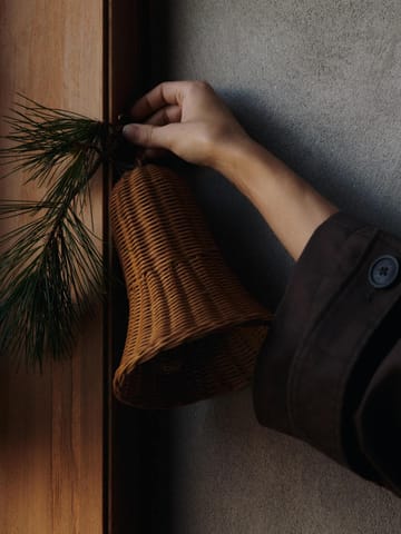 Braided bells kersthanger 20 cm 2-pack - Natural - Ferm Living