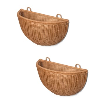 Braided wandmanden 2-pack - Natural - ferm LIVING