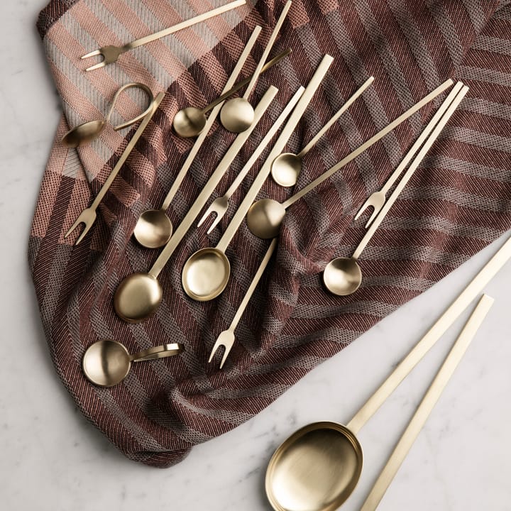 Brass dessertvork, 12,5 cm. Ferm Living