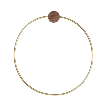 Brass handdoekhanger - Ø 20.5 cm - Ferm Living