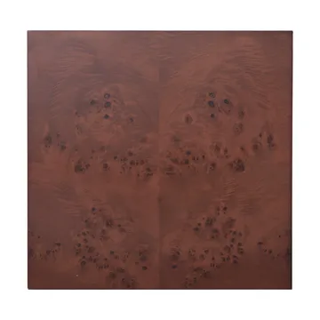 Burl Cube bijzettafel 40x40 cm - Dark stained - Ferm Living
