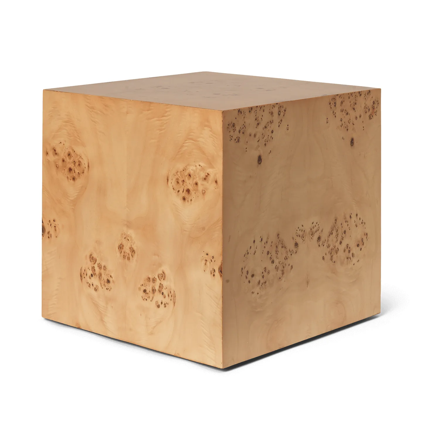 Burl Cube bijzettafel 40x40 cm, Natural Ferm Living