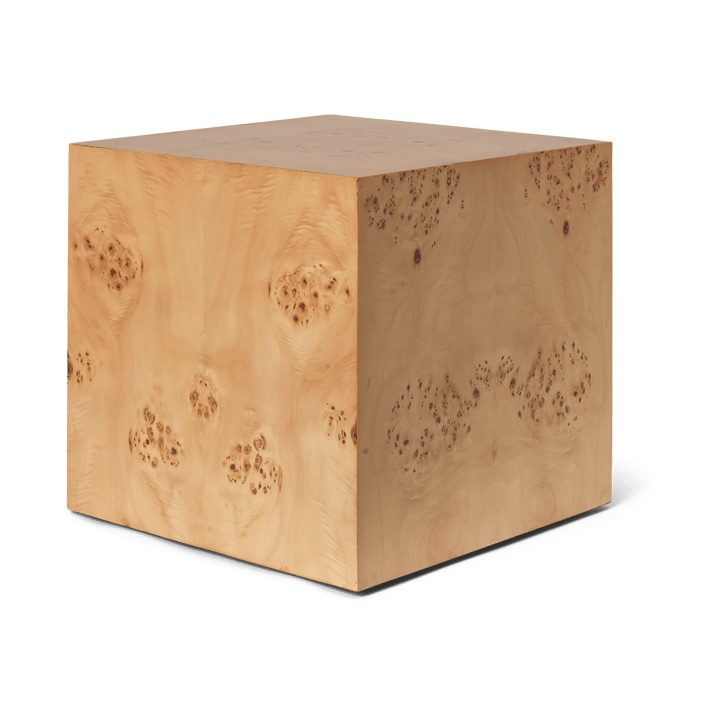 Burl Cube bijzettafel 40x40 cm - Natural - Ferm Living