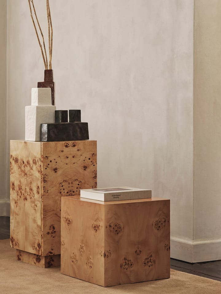 Burl Cube bijzettafel 40x40 cm, Natural Ferm Living