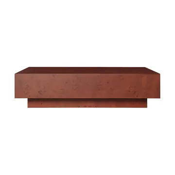 Burl salontafel 70x117x30 cm - Dark stained - Ferm Living
