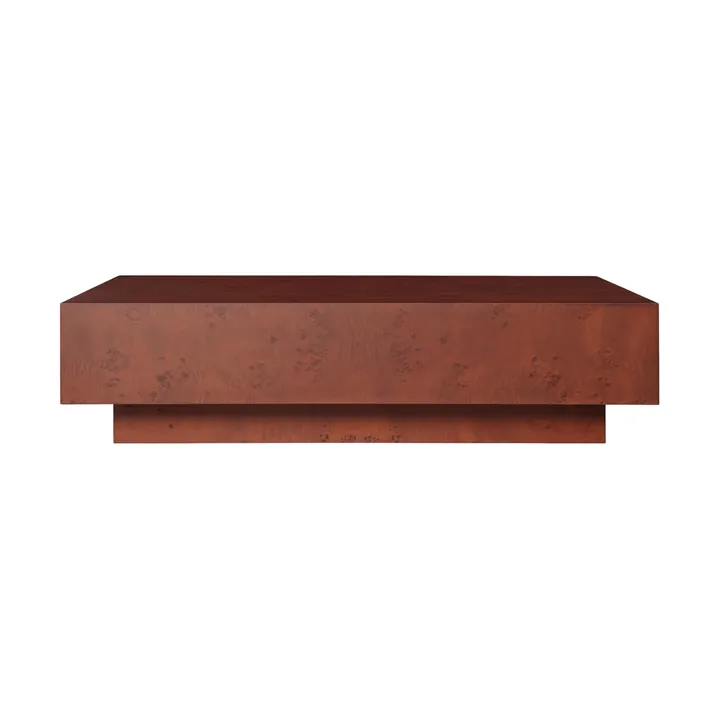 Burl salontafel 70x117x30 cm - Dark stained - Ferm Living
