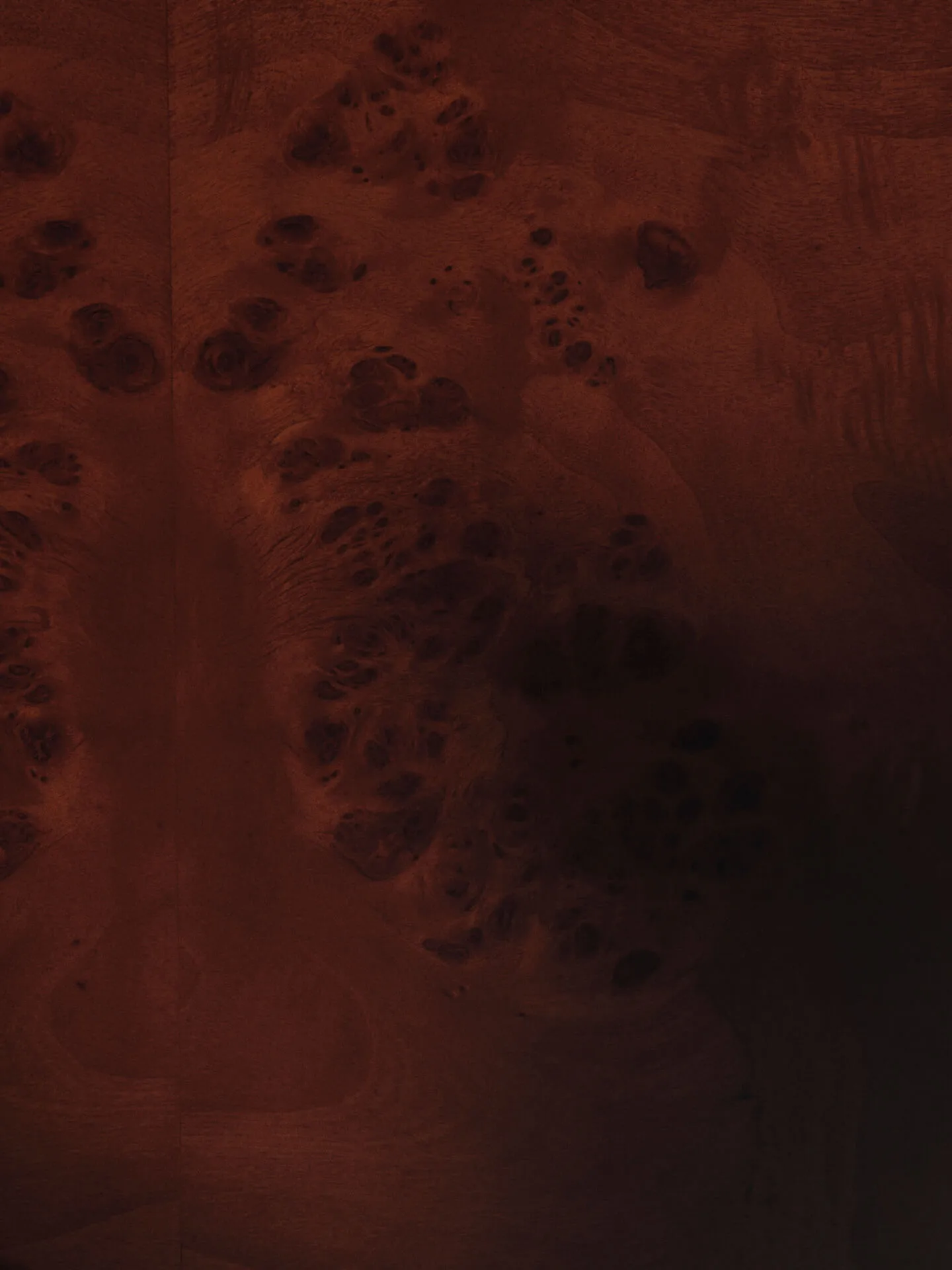 Burl storage salontafel 70x70 cm, Dark stained burl Ferm Living