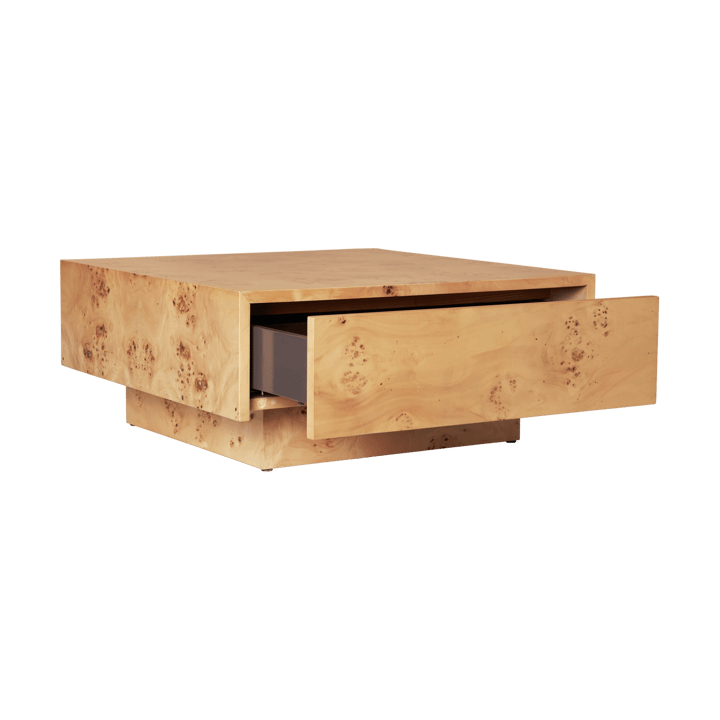 Burl storage salontafel 70x70 cm, Natural Ferm Living