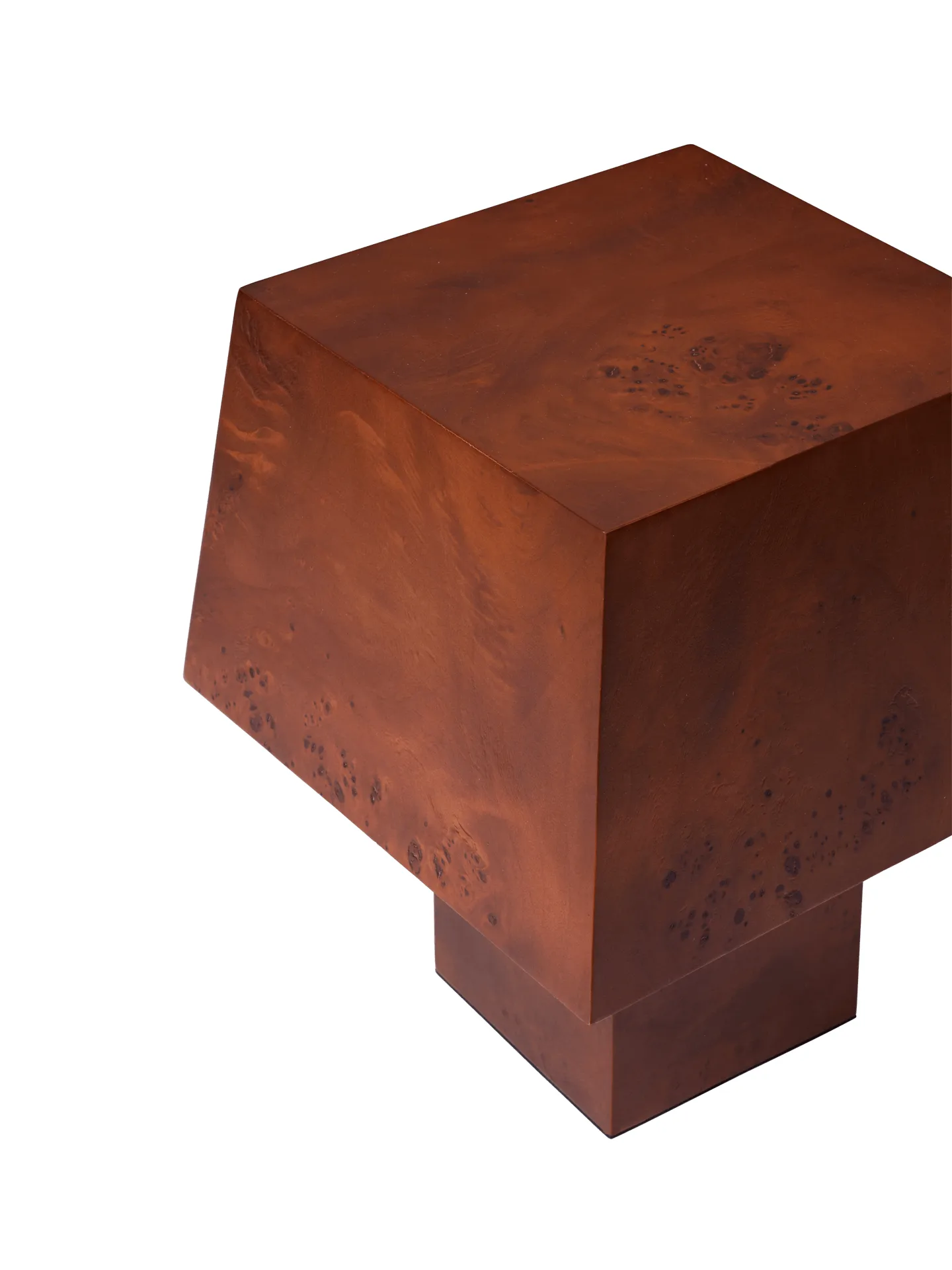 Burl tafellamp 33 cm, Dark stained burl Ferm Living