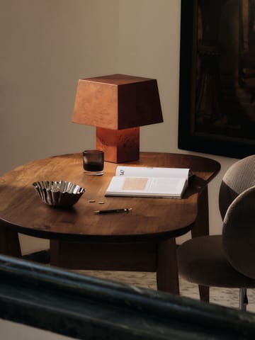 Burl tafellamp 33 cm - Dark stained burl - Ferm Living