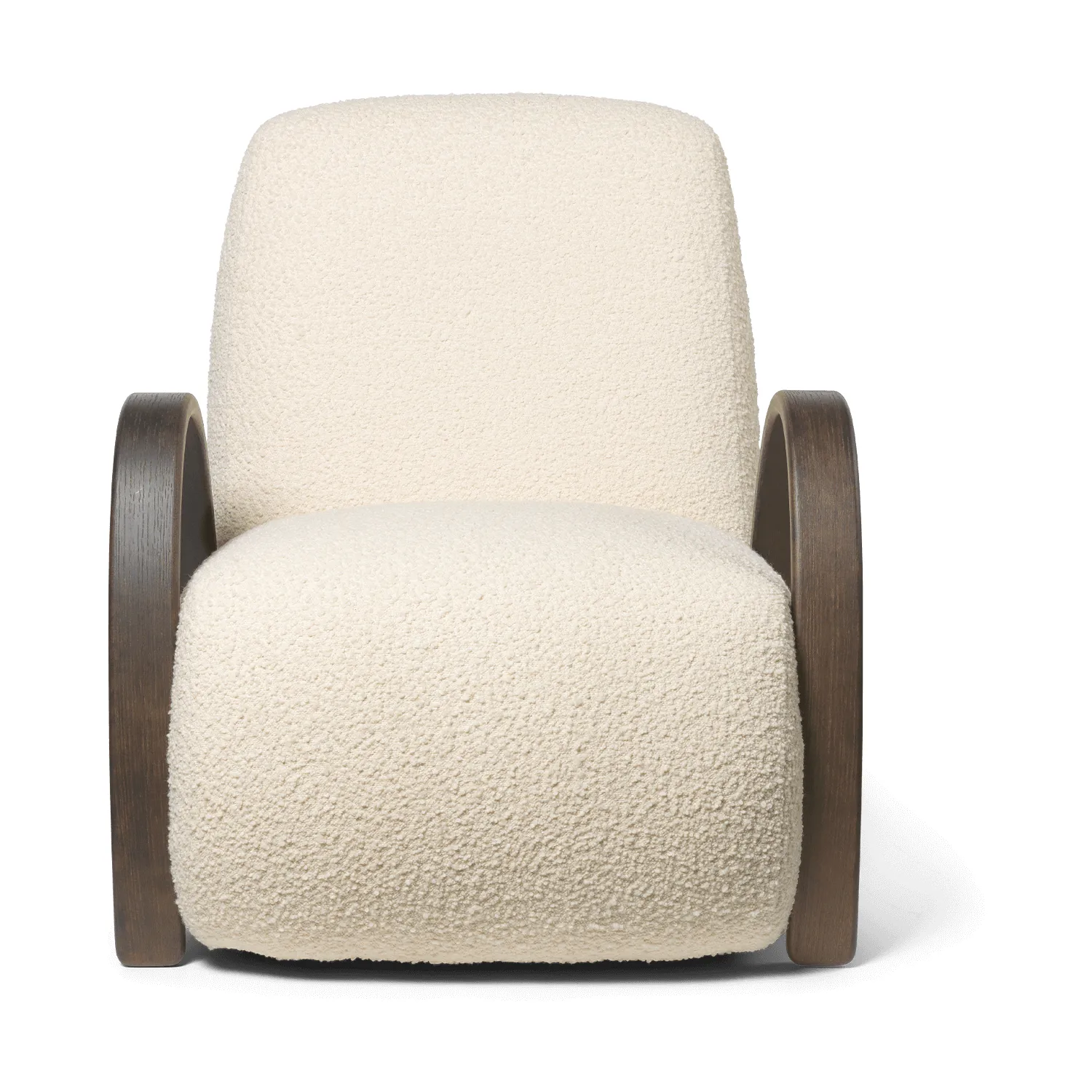 Buur lounge chair Nordic Bouclé, Crèmekleurig Ferm Living