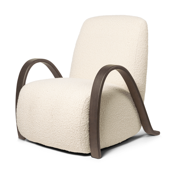 Buur lounge chair Nordic Bouclé, Crèmekleurig Ferm Living