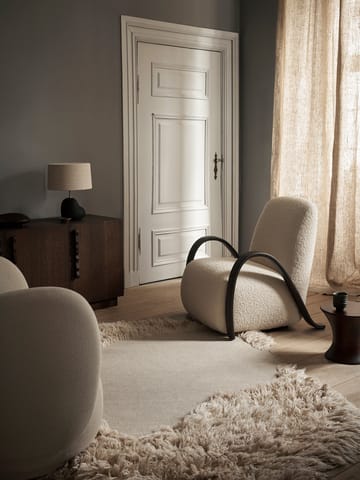 Buur lounge chair Nordic Bouclé - Crèmekleurig - Ferm Living